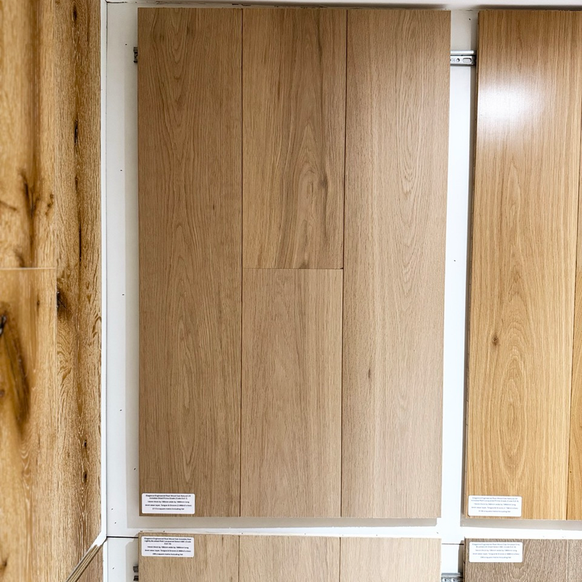 Elegance Engineered Real Wood Oak Natural UV Invisible Oiled